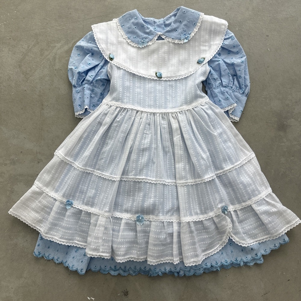 RESELLER BUNDLE! Vintage Big Kids Girls Dresses! 50s-80s! 14 Dresses Sz 6-12 - Picture 2 of 15
